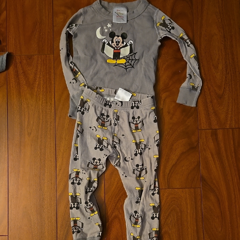 Disney Gray Pajama Set